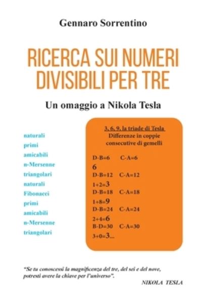 Cover for Gennaro Sorrentino · Ricerca sui numeri divisibili per tre (Paperback Book) (2018)