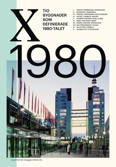 Cover for Hallemar Dan (red.) · Tio byggnader som definierade 1980-talet (Gebundesens Buch) (2020)