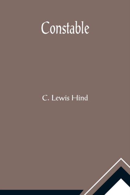 Cover for C. Lewis Hind · Constable (Paperback Book) (2021)