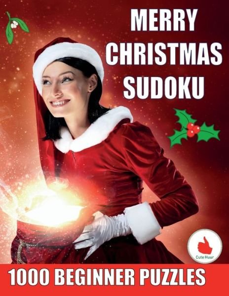 Cover for Cute Huur · Merry Christmas Sudoku - 1000 Beginner Puzzles (Pocketbok) (2019)
