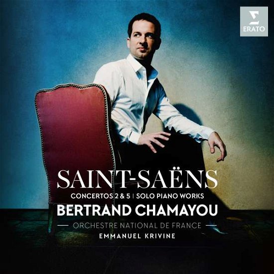 Saint-Saens: Piano Concertos Nos. 2 & 5. Pieces For Solo Piano - Bertrand Chamayou / Orchestre Nationale De France / Emmanuel Krivine - Musik - ERATO - 0190295634261 - 7 september 2018