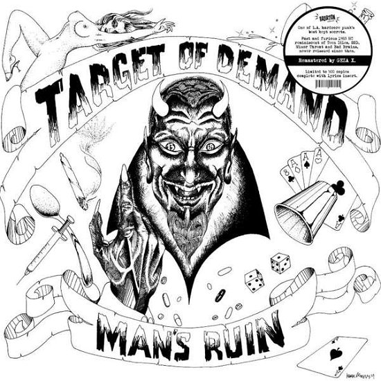 Cover for Target Of Demand · Man's Ruin (LP) [Coloured, Limited edition] (2018)
