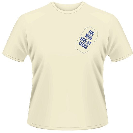 Who (The): Leeds Stamp (T-Shirt Unisex Tg. S) - The Who - Annen - PHDM - 0803341394261 - 17. juni 2013