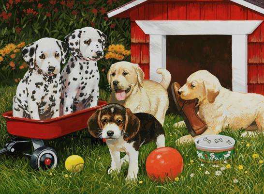 Cover for Ravensburger · Puppy Party 60 Pc Puzzle (N/A) (2019)