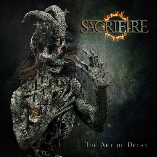Cover for Sacrifire · The Art Of Decay (Marbled Vinyl) (LP) (2024)
