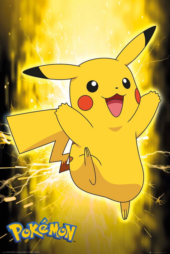 POKEMON - Poster 61X91 - Pikachu Neon - Poster - Maxi - Merchandise - Gb Eye - 5028486420261 - 1. oktober 2019