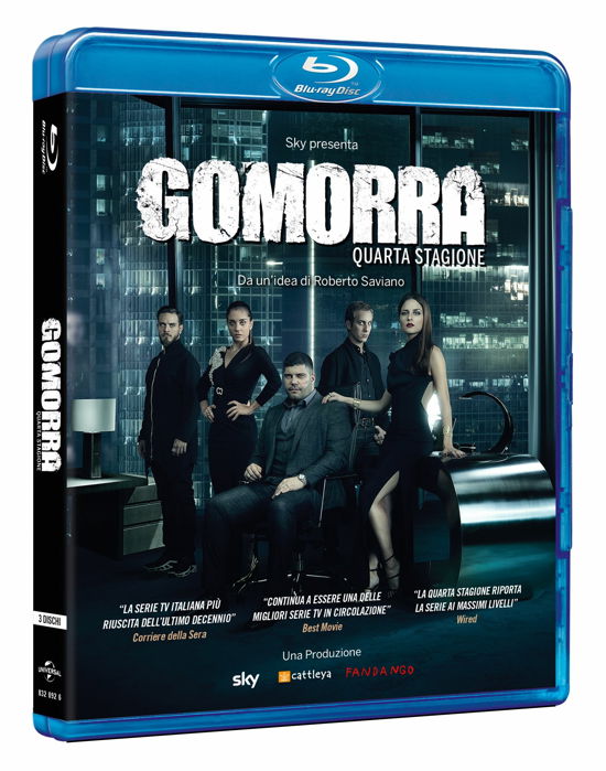 Cover for Domenico Balsamo,maria Pia Calzone,fortunato Cerlino,marco D'amore,salvatore Esposito,marco Palvetti · Gomorra - Stagione 04 (Blu-ray) (2019)