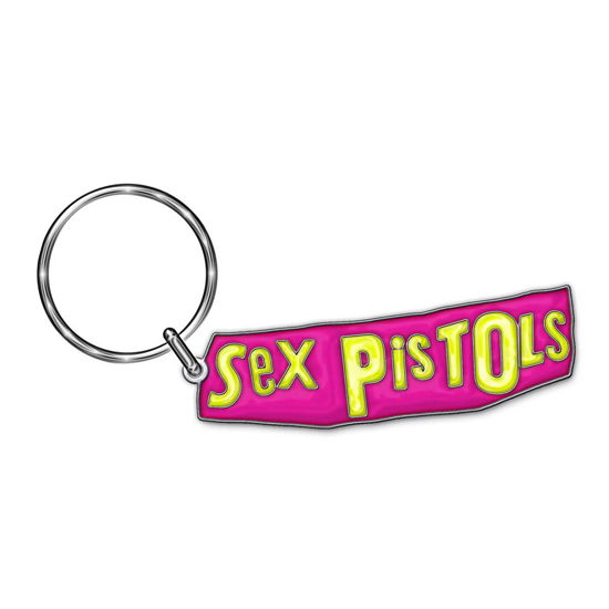 The Sex Pistols Keychain: Logo (Die-Cast Relief) - Sex Pistols - The - Fanituote - PHM - 5055339791261 - maanantai 28. lokakuuta 2019