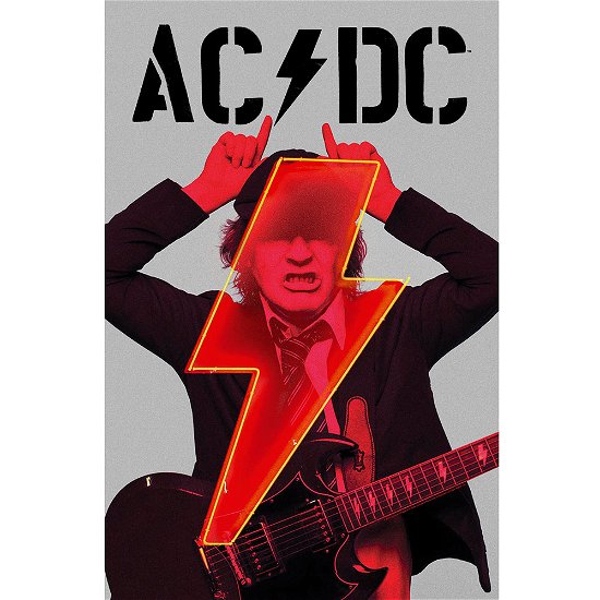 Cover for AC/DC · AC/DC Textile Poster: PWR-UP Angus (Poster)