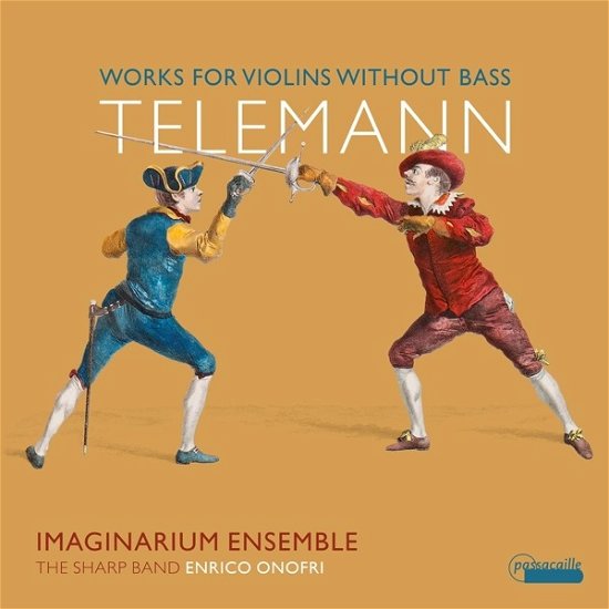 Cover for Enrico Onofri / Imaginarium Ensemble · Telemann: Works For Violins Without Bass (CD) (2023)