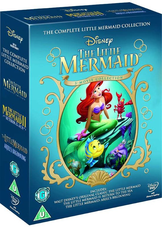 Cover for John Musker · The Little Mermaid - 3 Movie Collection (DVD) (2013)