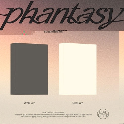 Phantasy PT.3 Love Letter - THE BOYZ - Musiikki - Ist Ent. - 8804775369261 - perjantai 22. maaliskuuta 2024