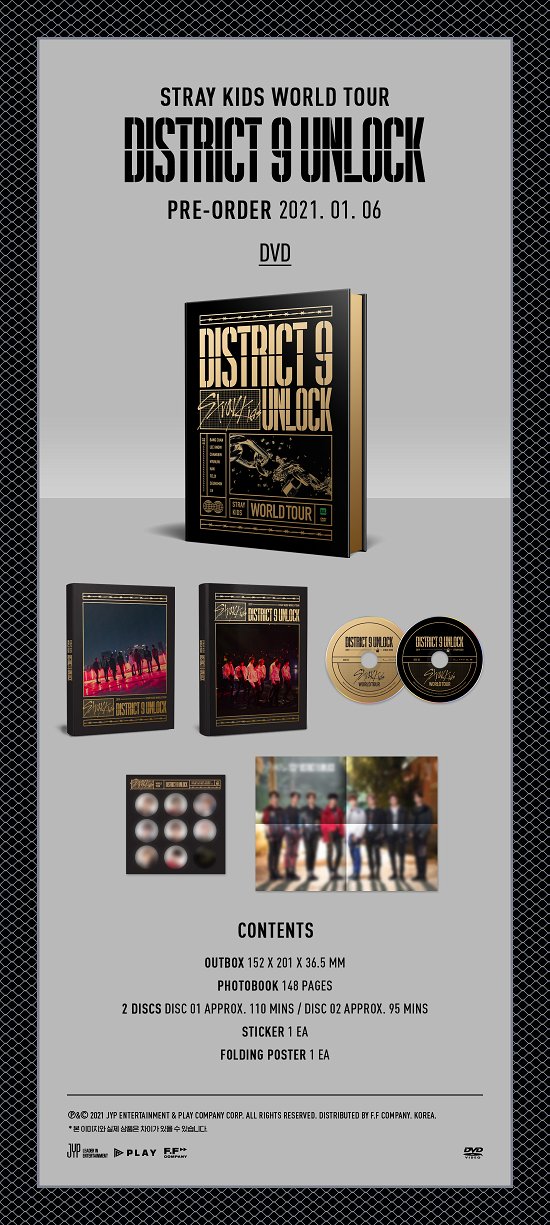 World Tour (District 9 : Unlock) In Seoul - Stray Kids - Música - JYP ENTERTAINMENT - 8809375122261 - 28 de janeiro de 2021