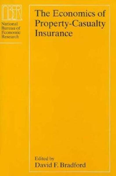 Cover for Bradford · The Economics of Property-casualty Insurance (Hardcover bog) [2nd edition] (1998)