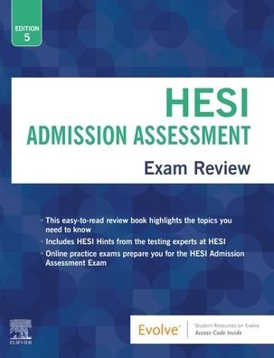 Cover for Hesi · Admission Assessment Exam Review (Taschenbuch) [5 Revised edition] (2020)
