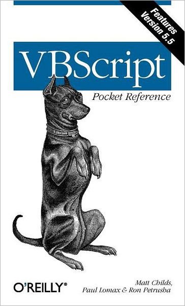 VBScript Pocket Reference - Matt Childs - Books - O'Reilly Media - 9780596001261 - March 13, 2001