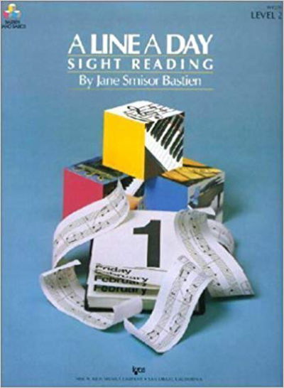 A Line a Day: Sight Reading Level 2 - Bastien Piano Basics - Jane Bastien - Książki - Kjos (Neil A.) Music Co ,U.S. - 9780849794261 - 1 marca 1991