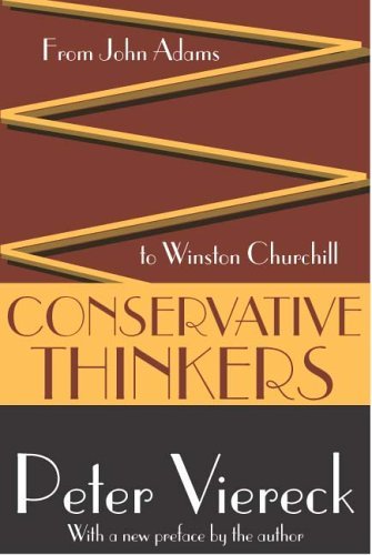 Cover for Peter Viereck · Conservative Thinkers: From John Adams to Winston Churchill (Paperback Bog) [Re-issue edition] (2005)