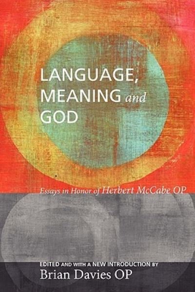 Cover for Brian Davies · Language, Meaning, and God (Bog) (2010)