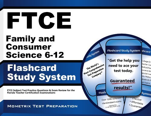 Cover for Ftce Exam Secrets Test Prep Team · Ftce Family and Consumer Science 6-12 Flashcard Study System: Ftce Test Practice Questions &amp; Exam Review for the Florida Teacher Certification Examinations (Cards) (Pocketbok) [Flc Crds edition] (2023)