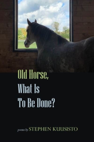 Old Horse, What Is to Be Done? - Stephen Kuusisto - Livros - Tiger Bark Press - 9781732901261 - 23 de novembro de 2020
