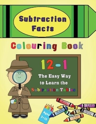 Cover for Magdalene Press · Subtraction Facts Colouring Book 12-1 (Paperback Book) (2019)