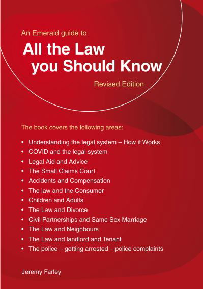 Cover for Jeremy Farley · An Emerald Guide to all the Law You Should Know: Revised Edition 2022 (Paperback Book) (2022)