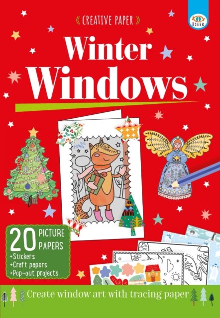 Cover for Toni Stemp · Creative Paper: Winter Windows: Creative window art with tracing paper (Paperback Book) (2024)