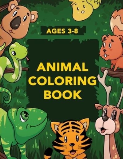 Cover for Activity Nest · Animal Coloring Book for Kids (Pocketbok) (2020)