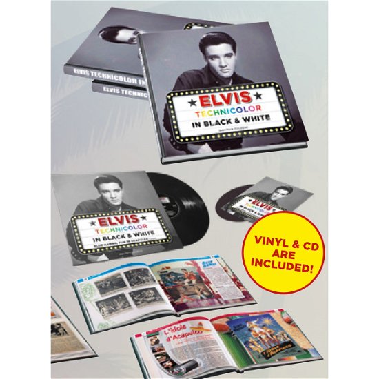 Technicolor in Black & White (Inc. 10 Inch Vinyl + Cd) - Elvis Presley - Muziek - CULTURE FACTORY - 9782956571261 - 4 september 2020