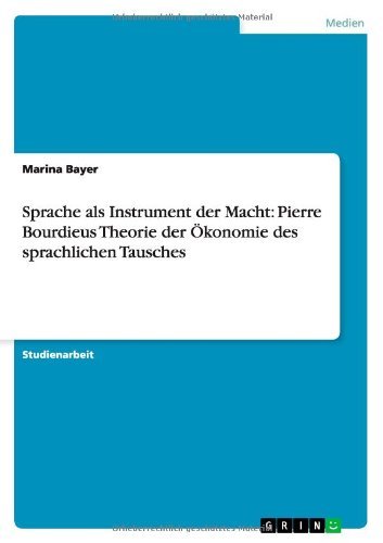 Cover for Bayer · Sprache als Instrument der Macht: (Book) [German edition] (2011)