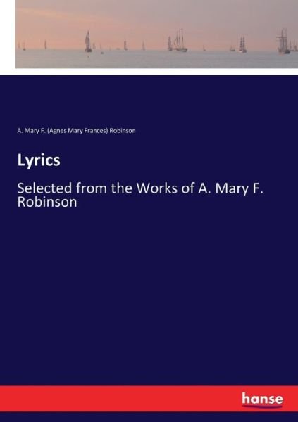 Cover for Robinson · Lyrics (Bok) (2017)