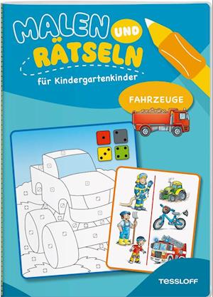 Cover for Stefan Lohr · Malen und Rätseln für Kindergartenkinder. Fahrzeuge (Book) (2025)