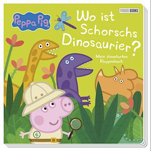 Cover for Panini · Peppa Pig: Wo ist Schorschs Dinosaurier? - Mein dinostarkes Klappenbuch (Book) (2024)