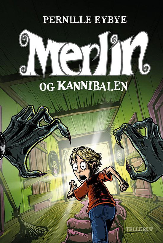 Cover for Pernille Eybye · Merlin, 1: Merlin #1: Merlin og kannibalen (Hardcover Book) [1. Painos] (2014)