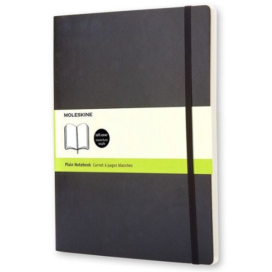 Moleskine Soft Extra Large Plain Notebook Black - Moleskine Classic - Moleskine - Kirjat - Moleskine srl - 9788883707261 - keskiviikko 3. marraskuuta 2010