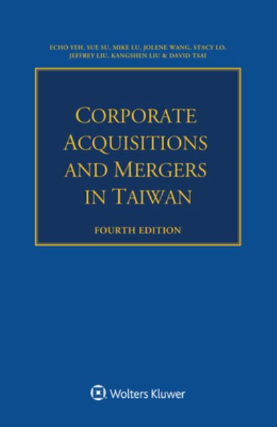 Cover for Yeh Echo Yeh · Corporate Acquisitions and Mergers in Taiwan (Pocketbok) (2022)