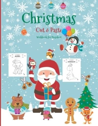 Xmas Love · Christmas Cut & Paste Workbook for Preschool (Paperback Book) (2020)