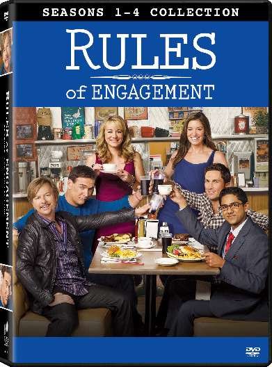 Cover for DVD · Rules of Engagement - Season 1 / Rules of Engagement - Season 2 / Rules of Engagement - Season 3 / Rules of Engagement - Season 4 - Set (DVD) (2017)