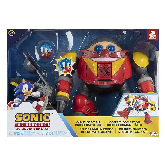 Giant Eggman Robot Battle Set - Jakks - Fanituote -  - 0192995409262 - keskiviikko 28. heinäkuuta 2021