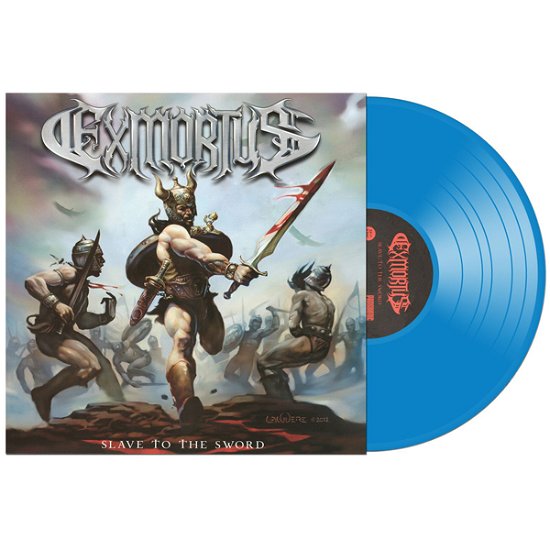Cover for Exmortus · Slave to the Sword (Limited Edition  Light Blue Vinyl) (LP) (2021)