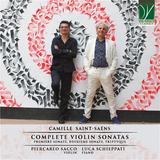 Cover for Sacco, Piercarlo &amp; Schieppati, Luca · Camille Saint-Saens: Complete Violin Sonatas (CD) (2023)