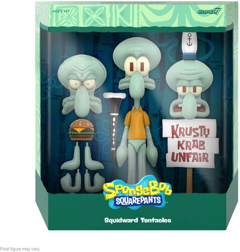 Spongebob Squarepants Ultimates Wv 2 Squidward MERCH 2024   0840049818262 