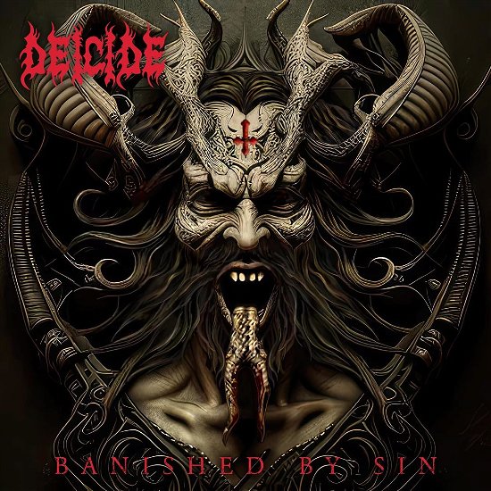 Cover for Deicide · Banished by Sin (Opaque Red Vinyl) (LP) (2024)