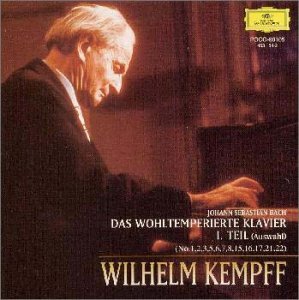 J.s.bach: Das Wohltemperierte Klavier (Auswahl) 1 - Wilhelm Kempff - Musik - UNIVERSAL MUSIC CORPORATION - 4988005211262 - 19. Mai 2021