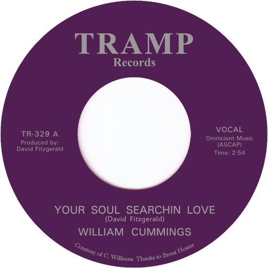 Your Soul Searchin Love - William Cummings - Musiikki - TRAMP - 5050580818262 - perjantai 5. huhtikuuta 2024