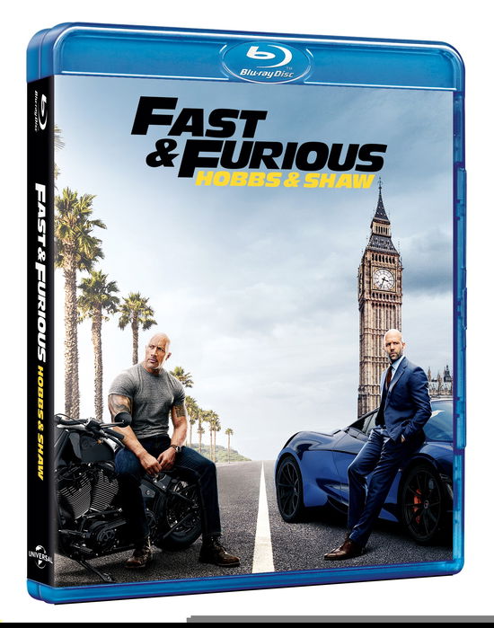 Cover for Idris Elba,dwayne Johnson,jason Statham · Fast &amp; Furious - Hobbs &amp; Shaw (Blu-ray) (2019)