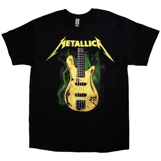 Metallica Unisex T-Shirt: Trujillo M72 Bass (Black) - Metallica - Produtos - PHD - 5056187767262 - 18 de abril de 2024