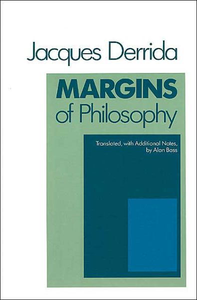 Cover for Jacques Derrida · Margins of Philosophy (Pocketbok) (1984)