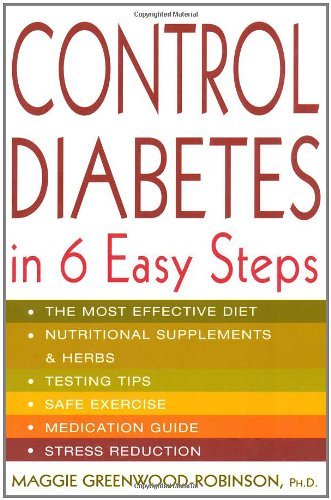 Cover for Maggie Greenwood-robinson · Control Diabetes in Six Easy Steps (Lynn Sonberg Books) (Paperback Book) [First edition] (2002)